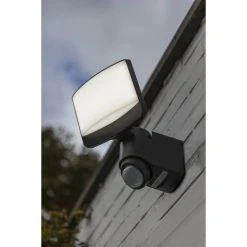 Lutec Lampen Lutec SUNSHINE Solar-Au&szlig;enwandleuchte LED Anthrazit, 1-flammig, Bewegungsmelder -Außenleuchten Verkaufe lutec sunshine solar aussenwandleuchte 7625601345 do1 2