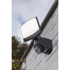 Lutec Lampen Lutec SUNSHINE Solar-Au&szlig;enwandleuchte LED Anthrazit, 1-flammig, Bewegungsmelder -Außenleuchten Verkaufe lutec sunshine solar aussenwandleuchte 7625601345 do1 5