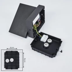 Hofstein Lyckan Außenwandleuchte LED Schwarz, 1-flammig, Bewegungsmelder 14 Hofstein Lyckan Außenwandleuchte LED Schwarz, 1-flammig, Bewegungsmelder -Außenleuchten Verkaufe lyckan aussenwandleuchte h3438756 4