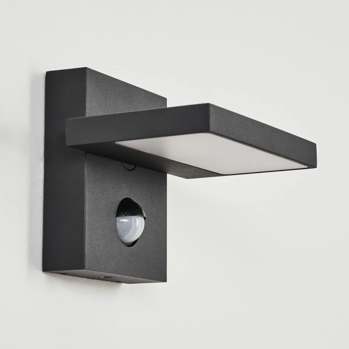 Hofstein Lyckan Außenwandleuchte LED Schwarz, 1-flammig, Bewegungsmelder 8 Hofstein Lyckan Außenwandleuchte LED Schwarz, 1-flammig, Bewegungsmelder – Bild 8