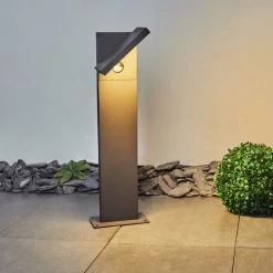 Hofstein Lyckan Wegeleuchte LED Anthrazit, 1-flammig, Bewegungsmelder -Außenleuchten Verkaufe lyckan wegeleuchte h3447093 6