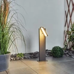 Hofstein Lyckan Wegeleuchte LED Anthrazit, 1-flammig, Bewegungsmelder -Außenleuchten Verkaufe lyckan wegeleuchte h3447093 8