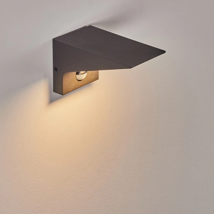 Hofstein Matlava Außenwandleuchte LED Anthrazit, Weiß, 1-flammig, Bewegungsmelder 13 Hofstein Matlava Außenwandleuchte LED Anthrazit, Weiß, 1-flammig, Bewegungsmelder – Bild 13