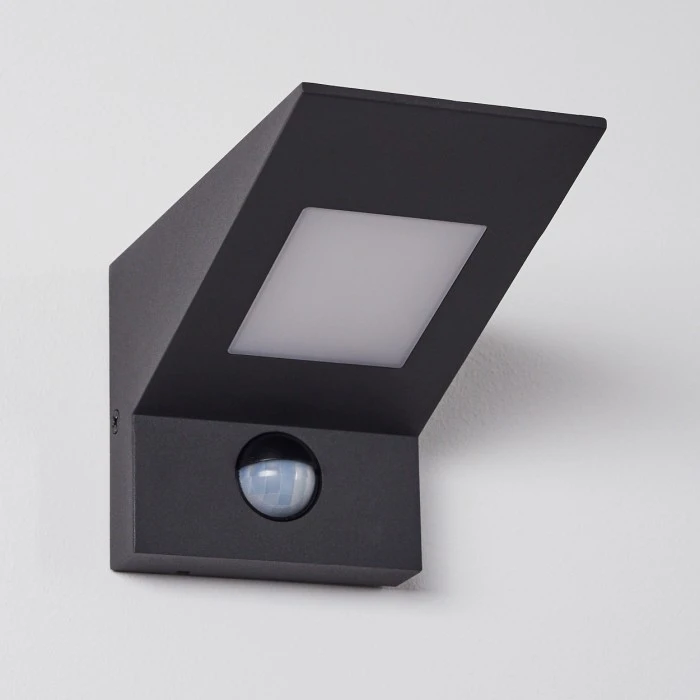 Hofstein Matlava Außenwandleuchte LED Anthrazit, Weiß, 1-flammig, Bewegungsmelder 3 Hofstein Matlava Außenwandleuchte LED Anthrazit, Weiß, 1-flammig, Bewegungsmelder – Bild 3