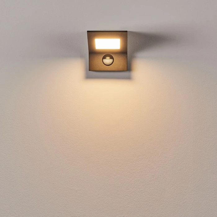 Hofstein Matlava Außenwandleuchte LED Anthrazit, Weiß, 1-flammig, Bewegungsmelder 9 Hofstein Matlava Außenwandleuchte LED Anthrazit, Weiß, 1-flammig, Bewegungsmelder – Bild 9