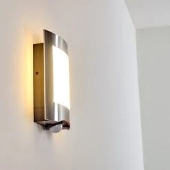 Hofstein Meja Au&szlig;enwandleuchte LED Anthrazit, 1-flammig, Bewegungsmelder -Außenleuchten Verkaufe meja aussenwandleuchte h3302347 do1 11