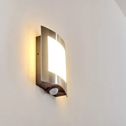 Hofstein Meja Au&szlig;enwandleuchte LED Anthrazit, 1-flammig, Bewegungsmelder -Außenleuchten Verkaufe meja aussenwandleuchte h3302347 do1 8