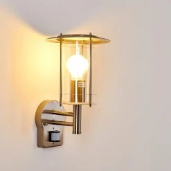 Hofstein Mulo Au&szlig;enwandleuchte Edelstahl, 1-flammig, Bewegungsmelder -Außenleuchten Verkaufe mulo aussenwandleuchte h3024003 14