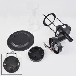 Hofstein Mulo Au&szlig;enwandleuchte Schwarz, 1-flammig, Bewegungsmelder -Außenleuchten Verkaufe mulo aussenwandleuchte h3442388 4