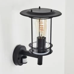 Hofstein Mulo Au&szlig;enwandleuchte Schwarz, 1-flammig, Bewegungsmelder -Außenleuchten Verkaufe mulo aussenwandleuchte h3442388 9