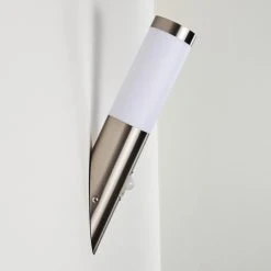 Hofstein Norburg Au&szlig;enwandleuchte Edelstahl, 1-flammig, Bewegungsmelder -Außenleuchten Verkaufe norburg aussenwandleuchte h3291313 do1 8