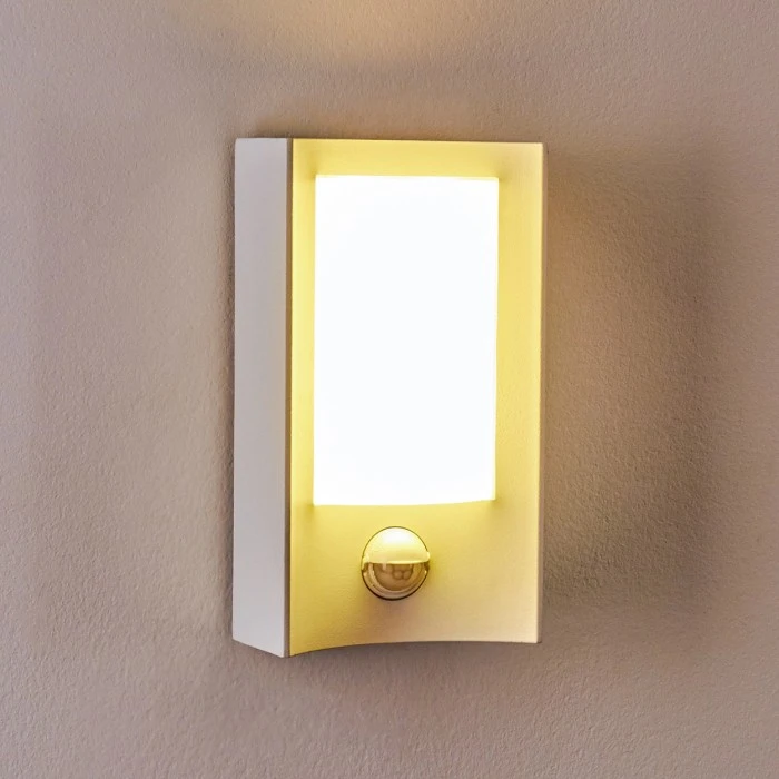 Hofstein Nordkapp Außenwandleuchte LED Weiß, 1-flammig, Bewegungsmelder 8 Hofstein Nordkapp Außenwandleuchte LED Weiß, 1-flammig, Bewegungsmelder – Bild 8