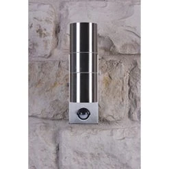 Nordlux TIN Au&szlig;enwandleuchte Edelstahl, 2-flammig, Bewegungsmelder -Außenleuchten Verkaufe nordlux tin aussenwandleuchte 21279934 3