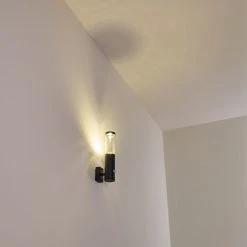 Hofstein Noreaz Au&szlig;enwandleuchte LED Anthrazit, 1-flammig, Bewegungsmelder -Außenleuchten Verkaufe noreaz aussenwandleuchte h3299524 do1 14