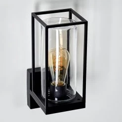 Hofstein Palanga Au&szlig;enwandleuchte Schwarz, 1-flammig, Bewegungsmelder -Außenleuchten Verkaufe palanga aussenwandleuchte h3325001 14