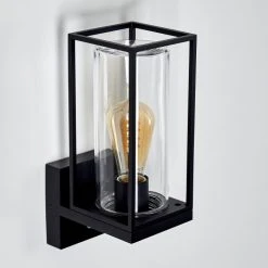 Hofstein Palanga Au&szlig;enwandleuchte Schwarz, 1-flammig, Bewegungsmelder -Außenleuchten Verkaufe palanga aussenwandleuchte h3325001 5