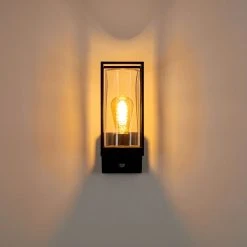 Hofstein Palanga Au&szlig;enwandleuchte Schwarz, 1-flammig, Bewegungsmelder -Außenleuchten Verkaufe palanga aussenwandleuchte h3325001 7