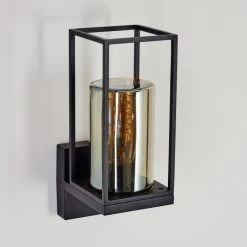 Hofstein Palanga Au&szlig;enwandleuchte Schwarz, 1-flammig, Bewegungsmelder -Außenleuchten Verkaufe palanga aussenwandleuchte h3558805 7