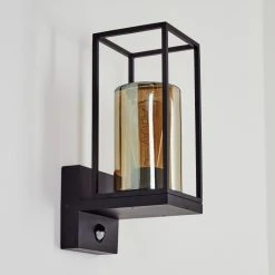 Hofstein Palanga Au&szlig;enwandleuchte Schwarz, 1-flammig, Bewegungsmelder -Außenleuchten Verkaufe palanga aussenwandleuchte h3558805 9