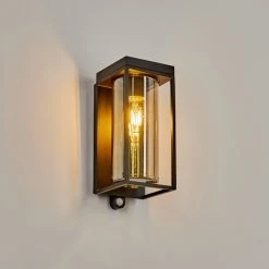 Hofstein Palanga Au&szlig;enwandleuchte LED Schwarz, 1-flammig, Bewegungsmelder -Außenleuchten Verkaufe palanga aussenwandleuchte h3588666 5