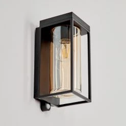 Hofstein Palanga Au&szlig;enwandleuchte LED Schwarz, 1-flammig, Bewegungsmelder -Außenleuchten Verkaufe palanga aussenwandleuchte h3588680 6