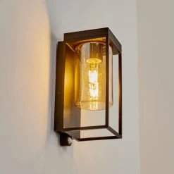 Hofstein Palanga Au&szlig;enwandleuchte LED Schwarz, 1-flammig, Bewegungsmelder -Außenleuchten Verkaufe palanga aussenwandleuchte h3588727 8