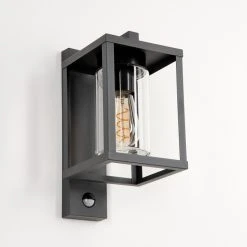 Hofstein Parkkola Au&szlig;enwandleuchte Anthrazit, 1-flammig, Bewegungsmelder -Außenleuchten Verkaufe parkkola aussenwandleuchte h3579510 7