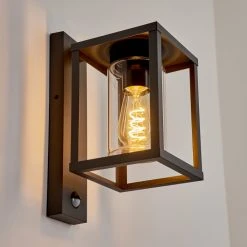 Hofstein Parkkola Au&szlig;enwandleuchte Anthrazit, 1-flammig, Bewegungsmelder -Außenleuchten Verkaufe parkkola aussenwandleuchte h3579510 8