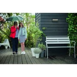 Philips Leuchten Philips Bustan Au&szlig;enwandleuchte LED Anthrazit, 2-flammig, Bewegungsmelder