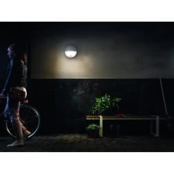 Philips Leuchten Philips Capricorn Au&szlig;enwandleuchte LED Grau, 1-flammig, Bewegungsmelder