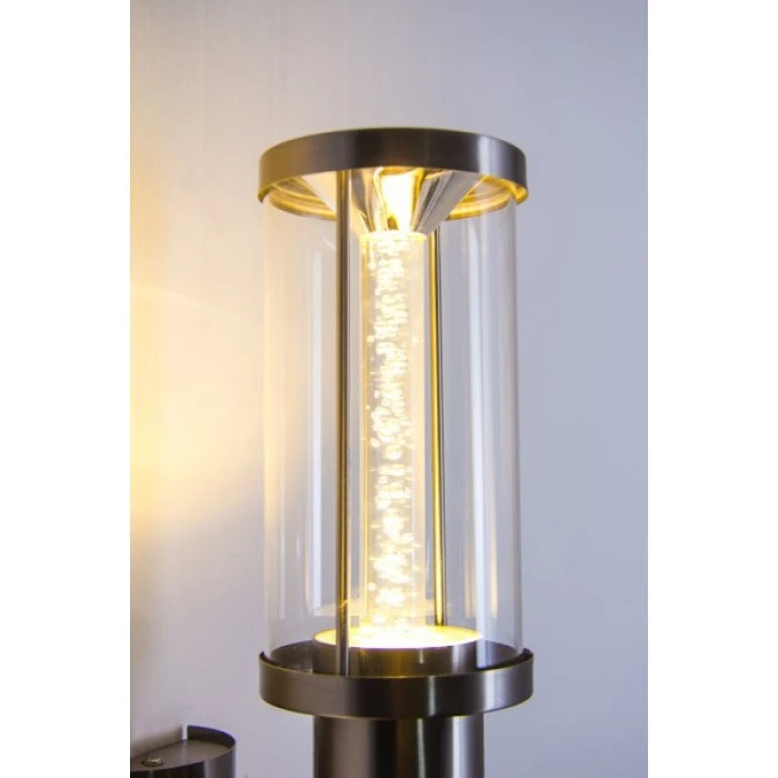 Hofstein Popoyan Aussenwandleuchte LED Edelstahl, 2-flammig, Bewegungsmelder 2 Hofstein Popoyan Aussenwandleuchte LED Edelstahl, 2-flammig, Bewegungsmelder – Bild 2