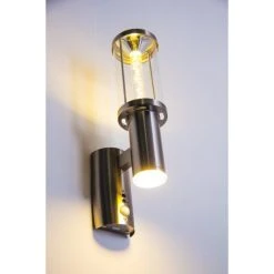 Hofstein Popoyan Aussenwandleuchte LED Edelstahl, 2-flammig, Bewegungsmelder 23 Hofstein Popoyan Aussenwandleuchte LED Edelstahl, 2-flammig, Bewegungsmelder -Außenleuchten Verkaufe popoyan aussenwandleuchte h3002209 10