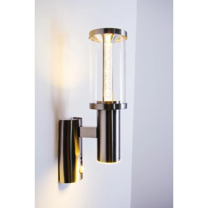 Hofstein Popoyan Aussenwandleuchte LED Edelstahl, 2-flammig, Bewegungsmelder 10 Hofstein Popoyan Aussenwandleuchte LED Edelstahl, 2-flammig, Bewegungsmelder – Bild 10