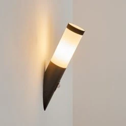 Hofstein Ruti Au&szlig;enwandleuchte Schwarz, 1-flammig, Bewegungsmelder -Außenleuchten Verkaufe ruti aussenwandleuchte h3598863 8