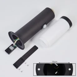 Hofstein Ruti Sockelleuchte Schwarz, 1-flammig, Bewegungsmelder -Außenleuchten Verkaufe ruti sockelleuchte h3597514 4