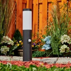 Hofstein Ruti Sockelleuchte Schwarz, 1-flammig, Bewegungsmelder -Außenleuchten Verkaufe ruti sockelleuchte h3597514 6