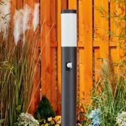 Hofstein Ruti Wegeleuchte Schwarz, 1-flammig, Bewegungsmelder -Außenleuchten Verkaufe ruti wegeleuchte h3597552 11