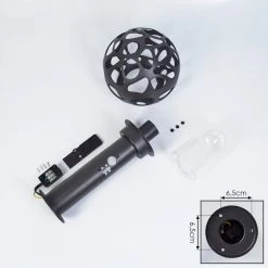 Hofstein Saaseg Wegeleuchte Schwarz, 1-flammig, Bewegungsmelder -Außenleuchten Verkaufe saaseg wegeleuchte h3438848 4