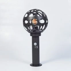 Hofstein Saaseg Wegeleuchte Schwarz, 1-flammig, Bewegungsmelder -Außenleuchten Verkaufe saaseg wegeleuchte h3438848 7