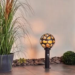 Hofstein Saaseg Wegeleuchte Schwarz, 1-flammig, Bewegungsmelder -Außenleuchten Verkaufe saaseg wegeleuchte h3438848 8