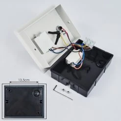 Hofstein Saeter Au&szlig;enwandleuchte LED Wei&szlig;, 1-flammig, Bewegungsmelder -Außenleuchten Verkaufe saeter aussenwandleuchte h3438695 4