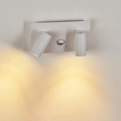 Hofstein Saeter Au&szlig;enwandleuchte LED Wei&szlig;, 2-flammig, Bewegungsmelder -Außenleuchten Verkaufe saeter aussenwandleuchte h3438749 10