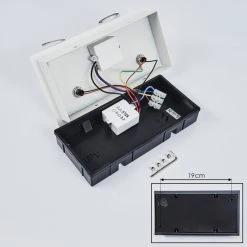 Hofstein Saeter Au&szlig;enwandleuchte LED Wei&szlig;, 2-flammig, Bewegungsmelder -Außenleuchten Verkaufe saeter aussenwandleuchte h3438749 4