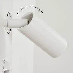 Hofstein Saeter Au&szlig;enwandleuchte LED Wei&szlig;, 2-flammig, Bewegungsmelder -Außenleuchten Verkaufe saeter aussenwandleuchte h3438749 5