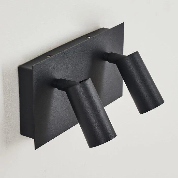 Hofstein Saeter Außenwandleuchte LED Schwarz, 2-flammig, Bewegungsmelder 12 Hofstein Saeter Außenwandleuchte LED Schwarz, 2-flammig, Bewegungsmelder – Bild 12