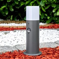 Hofstein Schafhaus Sockelleuchte Anthrazit, 1-flammig, Bewegungsmelder -Außenleuchten Verkaufe schafhaus sockelleuchte h3292907 do1 2