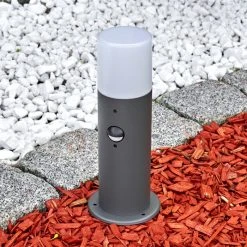 Hofstein Schafhaus Sockelleuchte Anthrazit, 1-flammig, Bewegungsmelder -Außenleuchten Verkaufe schafhaus sockelleuchte h3292907 do1 5