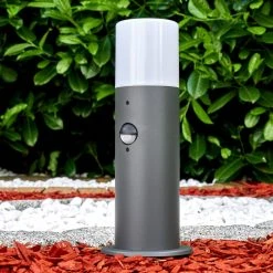 Hofstein Schafhaus Sockelleuchte Anthrazit, 1-flammig, Bewegungsmelder -Außenleuchten Verkaufe schafhaus sockelleuchte h3292907 do1 7