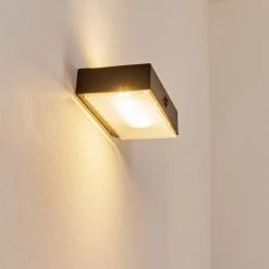 Hofstein Seilhac Solarwandleuchte LED Schwarz, 1-flammig, Bewegungsmelder -Außenleuchten Verkaufe seilhac solarwandleuchte h3651438 10