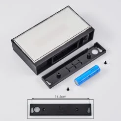 Hofstein Seilhac Solarwandleuchte LED Schwarz, 1-flammig, Bewegungsmelder -Außenleuchten Verkaufe seilhac solarwandleuchte h3651438 4